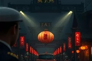 科幻长片《沙丘以北》荒漠车队行进画面