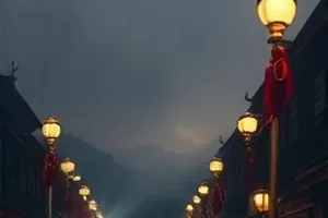 年代剧《旧巷有风》里晾衣杆下的巷口场景